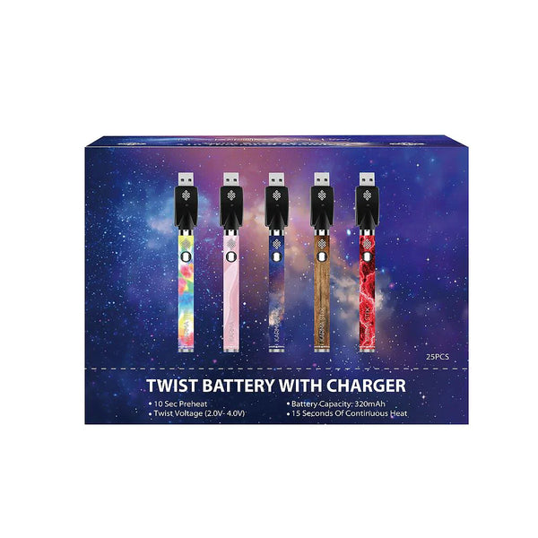 O Karma | Stix Powered By Yocan-Display of 25 (5 Designs)