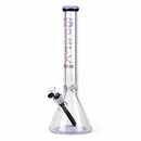 Spark | 18" 9 mm glass water bong with thick base Glass Bong ONE Purple