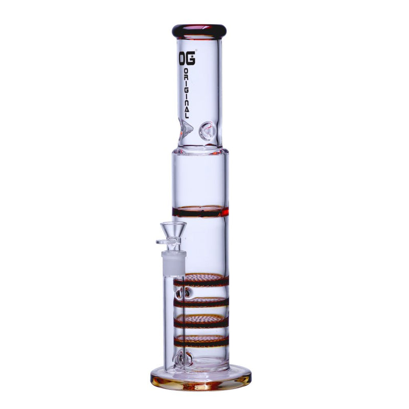 SC 17" OG Honeycomb with Spinner Bong