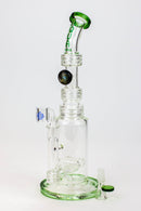 13" AQUA Glass / 2-in-1 / 7mm glass water bong Glass Bong Canadian Distributor Green