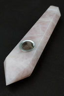 Acid Secs - Pink Rose Quartz Smoking Pipe Quartz · Stone Pipe Acid Secs Productions Inc.