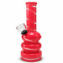6" Colored Glass Bubble Waterpipe Glass Bong Super Supplys Inc Red