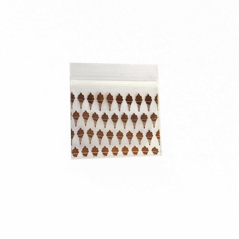 2"x2" Patterned Ziploc Bags