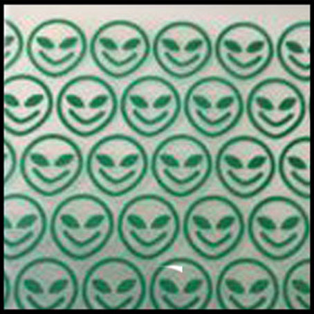 1.25"x1.25" Patterned Ziploc Bags