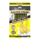 King Palm | 5 Mini Hand-Rolled with flavor tips Box of 15 Leaf Wrap Cannatron Banana Cream