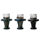 Spinner Bubble Cap 1 pcs – Dichroic Flake | Premium Carb Cap for Spinning Pearls Cap · Dabber · Insert · Clip · Nail Small Biz Distributors