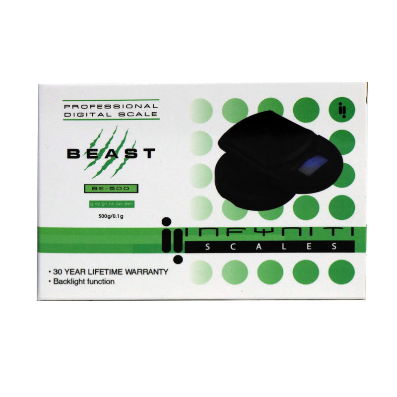 Beast Digital Pocket Scale, 500g x 0.1g - Infyniti Scales