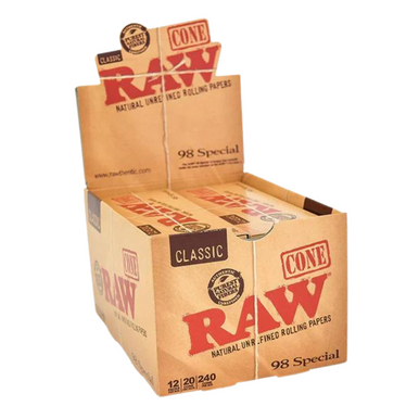 SC RAW 98 Special Pre-rolled Cones - 20ct