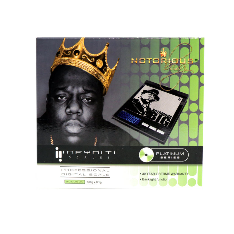 Notorious BIG CD, Licensed Digital Pocket Scale, 500g x 0.1g - Infyniti Scales