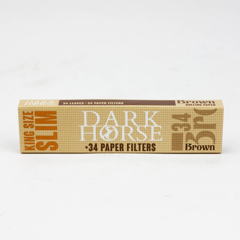 O Rolling Paper DARK HORSE king slim BROWN Paper + Filters