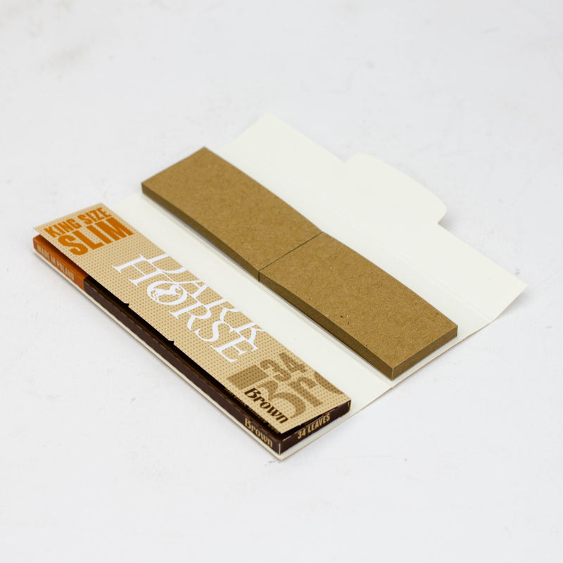 O Rolling Paper DARK HORSE king slim BROWN Paper + Filters