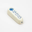 Handmade Ceramic Smoking Pipe [10.17.18] Ceramic Pipe Black Piranha Designs