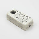 Handmade Ceramic Smoking Pipe [DNA] Ceramic Pipe Black Piranha Designs Mini (2")