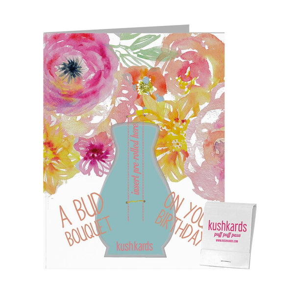 SC Kushkard Bud Bouquet Birthday Card