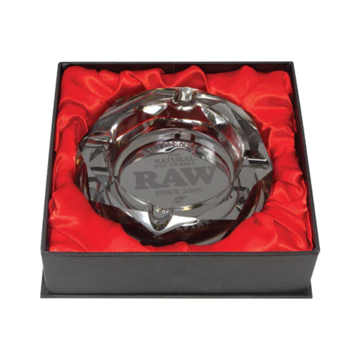 SC Raw Original Dark Side Glass Ashtray