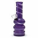 6" Colored Glass Bubble Waterpipe Glass Bong Super Supplys Inc Purple