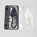 18-in-1 Wallet Multifunction Survival Tool Kit Multi Tool · Accessory Canadian Distributor
