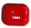 SC Red Cardinal Toke small rolling tray