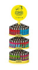 SC Clipper Classic Roses Large Lighters Mixed Carousel 144 lighters display