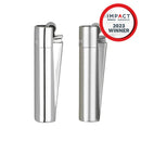 SC Clipper Metal Silver 12 count Display lighters