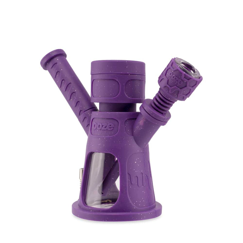 O Ooze | Hyborg Silicone Glass 4-In-1 Hybrid Water Pipe And Dab Stra w