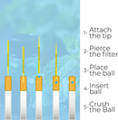 Cosmo puffs Display of 10 [CSMP-10] Filter Tip Canadian Distributor