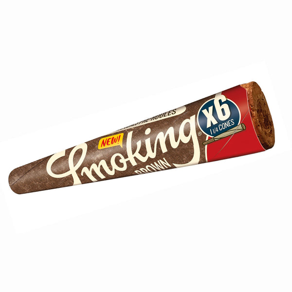 1 1/4" Smoking Brown Pre- Rolled Cones