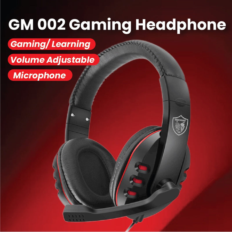 HEADPHONES PGM-002 HEADSET GAMING WITH MIC Headphone Super Supplys Inc