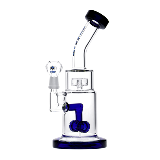 9" Nice Glass Double Wheel Perc Rig