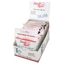 David Ross Slim Filter 6mm Tips  - 20ct