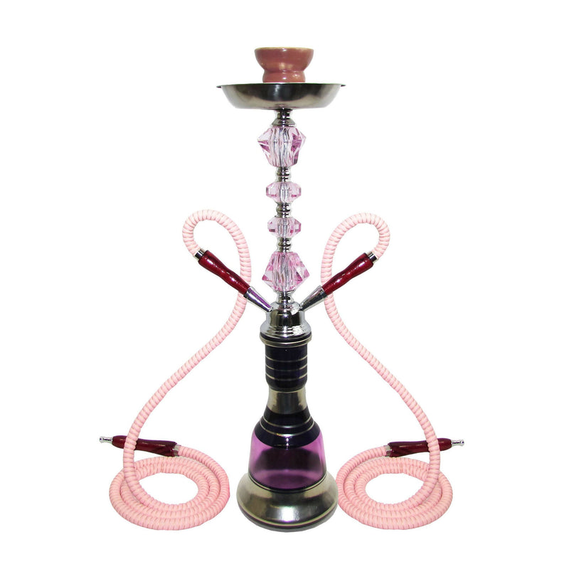 O Zebra Flagship 2 Hose Hookah 28" Tall