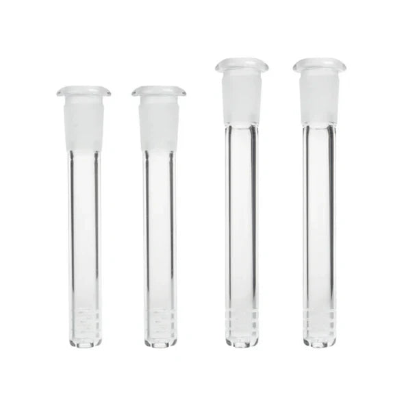 Clear Glass Slitted Diffuser Downstem – Multiple Sizes Available (3"–4.5") Downstem · Bowlstem ONE