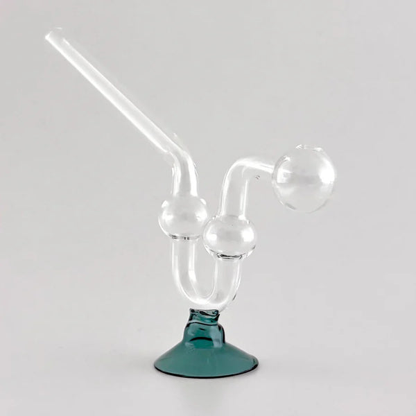 6" Stand Oil Burner Pipe – 2-Pack | Durable Glass Oil Burner Super Supplys Inc Lake Green