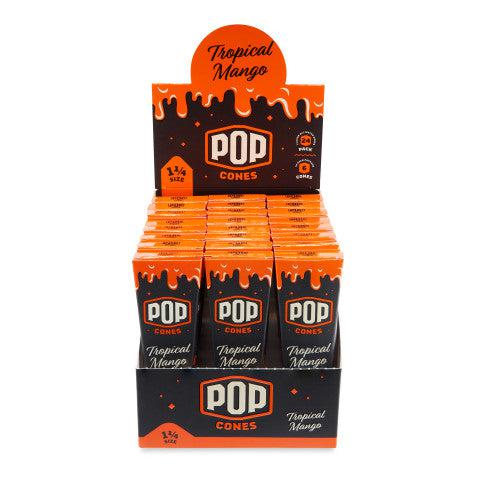 O Pop Cones | 1 1/4 6pk Pre-Rolled Cones with Flavor Tip 24ct Display