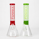 FOGGX | 14" Sandblasted Beaker Glass Water Pipe – 7mm Thick [FT321] Glass Bong LEHIGH WHOLESALE