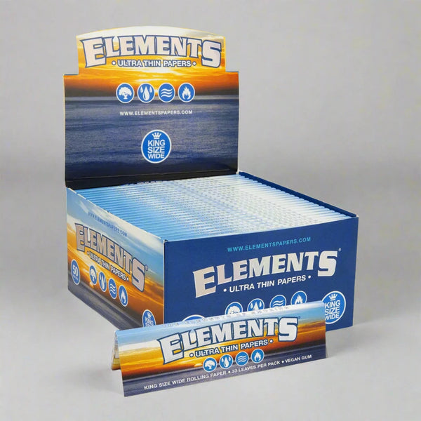 O Elements ultra thin smoking Papers King Size Wide