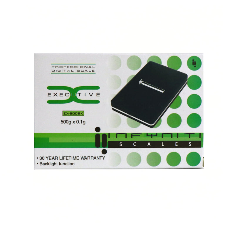 Executive Digital Pocket Scale, 500g x 0.1g - Infyniti Scales