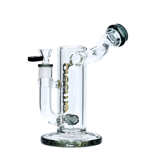 8" Preemo Glass Curved Neck Barrel Perc Bubbler - Assorted colours