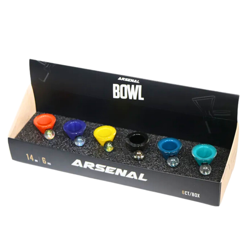 Arsenal 14mm Colored Drip Bowl- 6ct