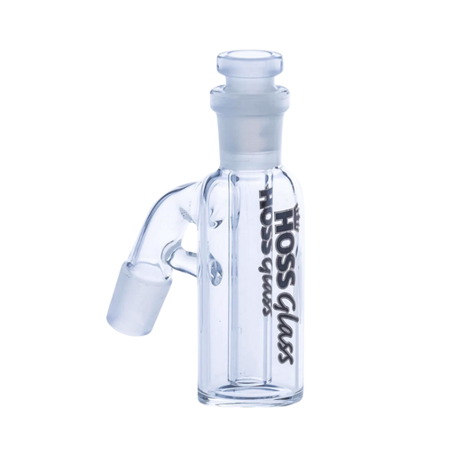 H018 14mm Hoss Glass 45 Degree Ash Catcher w/ Removable Downstem