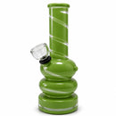 6" Colored Glass Bubble Waterpipe Glass Bong Super Supplys Inc Green