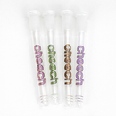 Cheech | Colored Logo Downstems with Diffusion Cuts Downstem · Bowlstem Smoking Cat Distribution 7"
