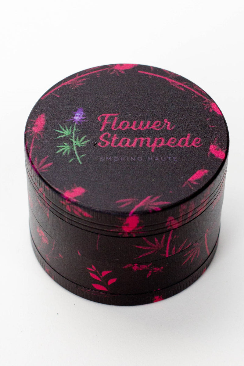 Flower Stampede 4-Layer Cannabis Grinder- - One Wholesale