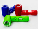 Silicone Hand Pipe with Glass Insert