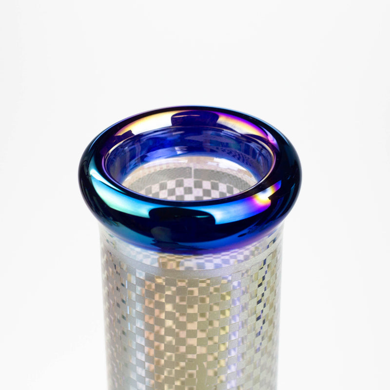 O 13" Genie electroplated glass beaker bong ( F11 )