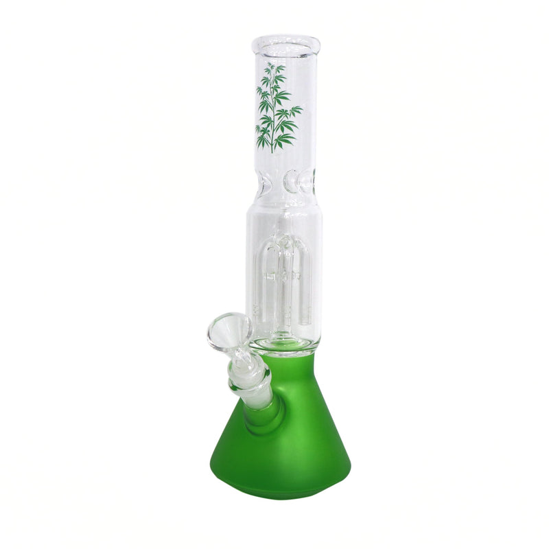 12" Graphic Water Pipe, with Beaker Base