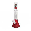 12" Graphic Water Pipe, with Beaker Base