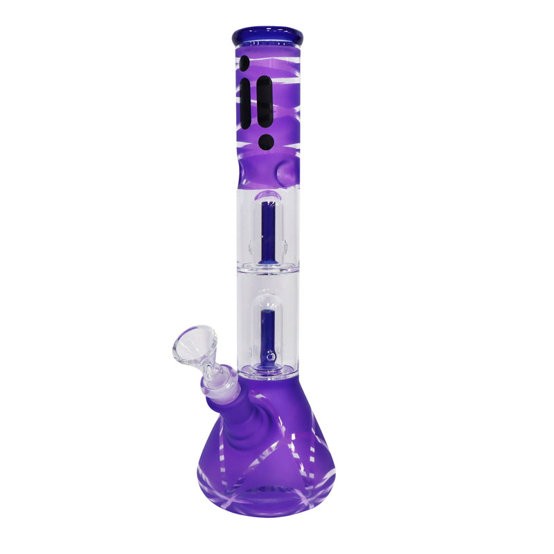 14" Infyniti Brand Water Pipe with Double Splashguard and Ice Catcher