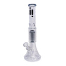 14" Infyniti Brand Water Pipe with Tree perc and Ice Catcher
