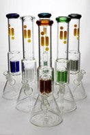 16" Infyniti Brand Water Pipe with Tree Perc and Ice catcher